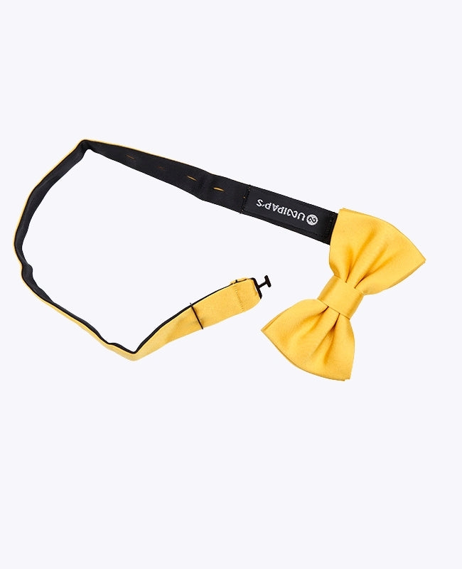 Noeud Papillon Jaune n°1 Enfant en Polyester «Anatole»