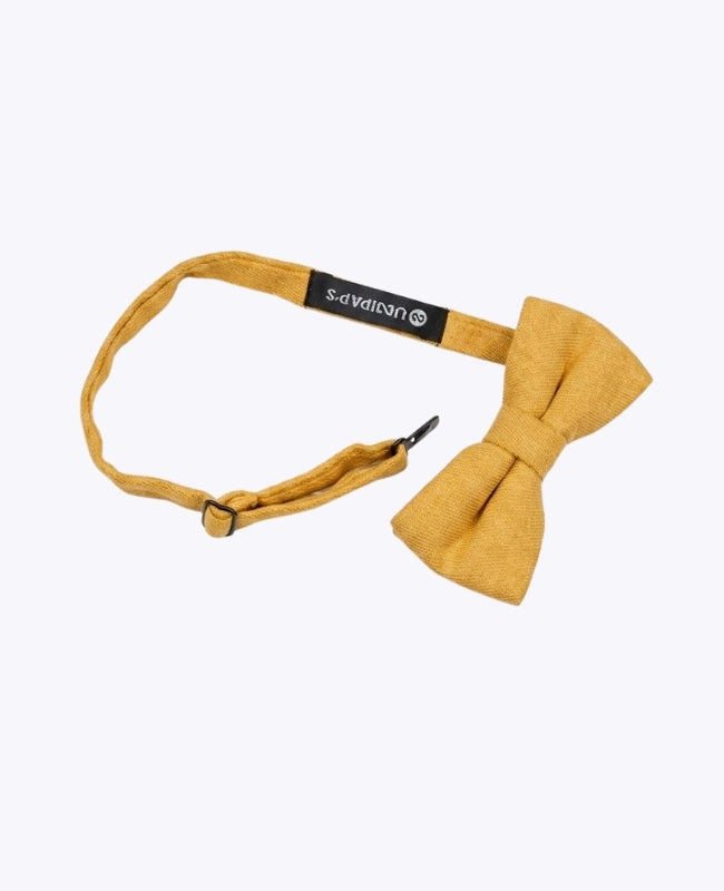Noeud Papillon Jaune n°1 Enfant en Effet Velours «Simon»