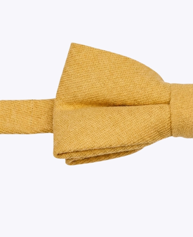 Noeud Papillon Jaune n°1 Homme en Effet Velours «Simon»