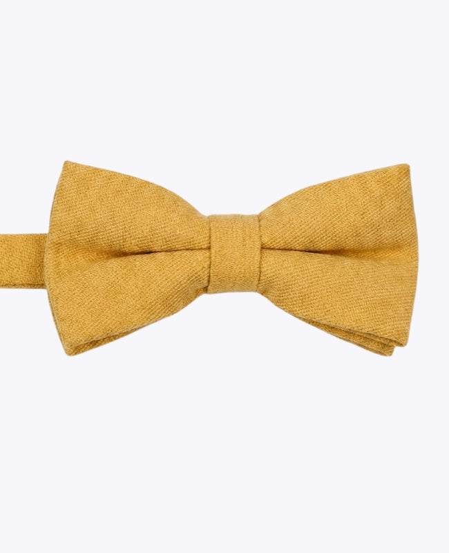 Noeud Papillon Jaune n°1 Homme en Effet Velours «Simon»