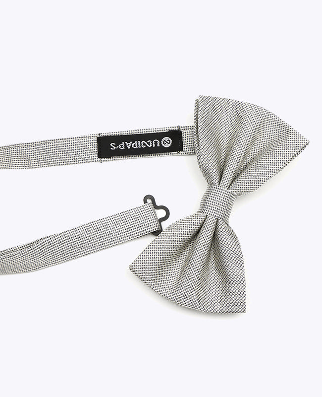 Noeud Papillon à Paillette Argent n°1 Homme en Polyester | Léonard - Unipap's