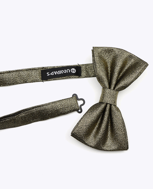 Noeud Papillon à Paillette Noir n°3 Homme en Polyester «Isidore»