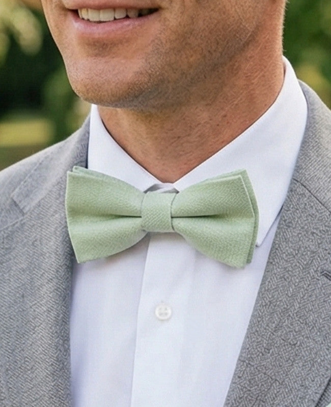 Noeud Papillon Vert n°1 Homme en Coton «Edgard»