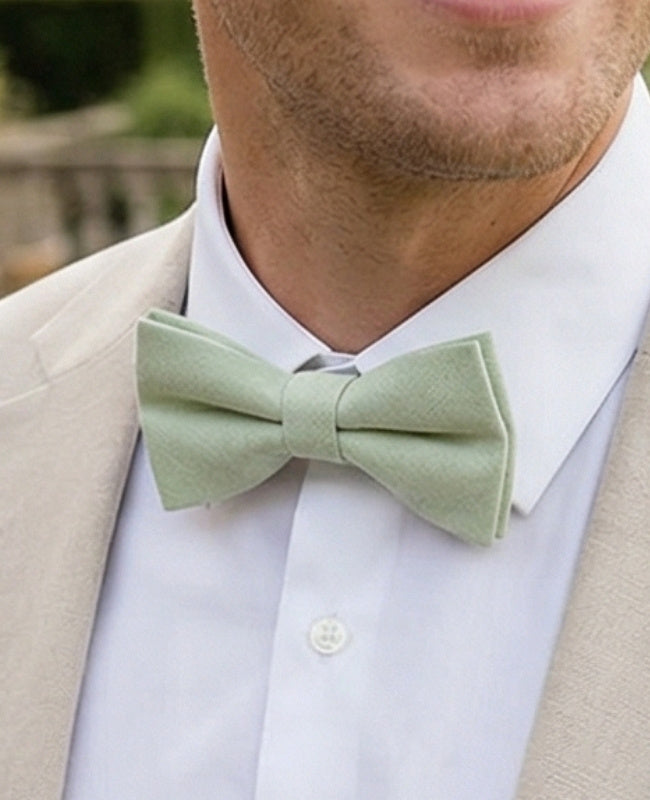 Noeud Papillon Vert n°1 Homme en Coton «Oscar»