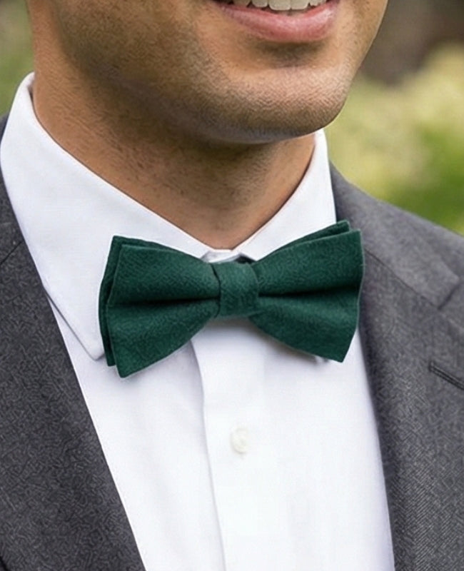 Noeud Papillon Vert n°4 Homme en Coton «Edgard»