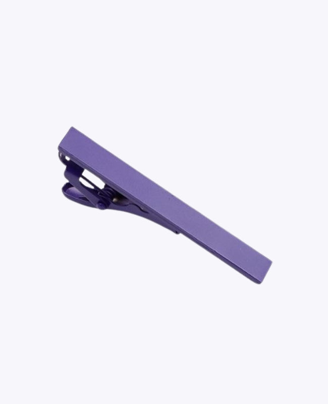 Pince à Cravate Violet n°2 en Métal