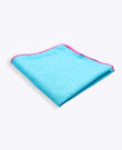 Pochette de Costume Bleu n°1 en Lin «Basile»