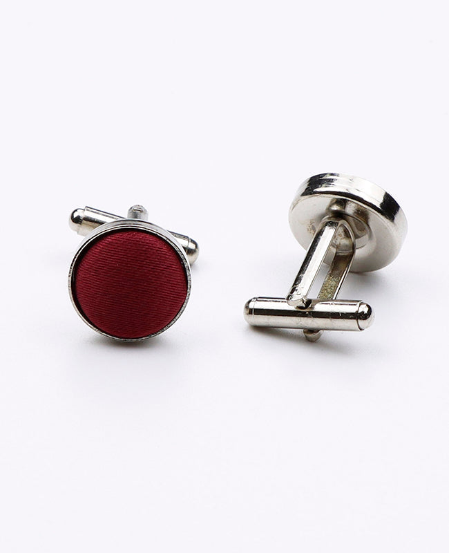 Boutons de Manchette Rouge n°1 en Polyester | Anatole - Unipap's