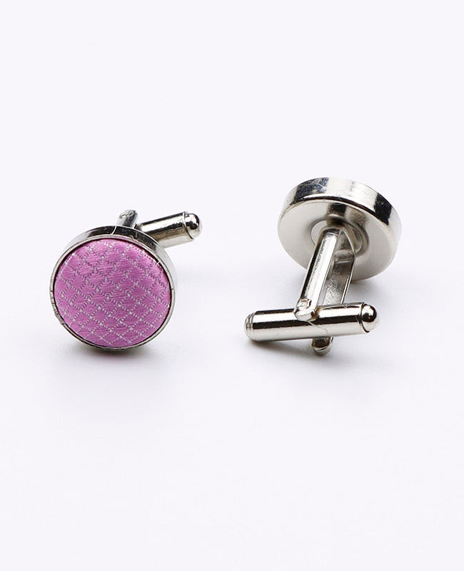 Boutons de Manchette Violet n°3 en Polyester | Martin - Unipap's