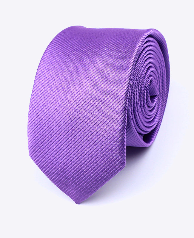 Cravate Violet n°3 Homme en Polyester | Lucien - Unipap's