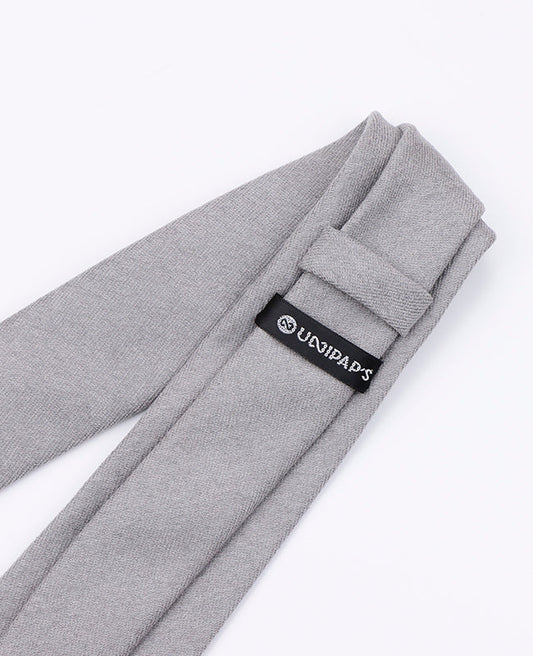 Cravate Gris n°1 Homme en Effet Velours | Simon - Unipap's