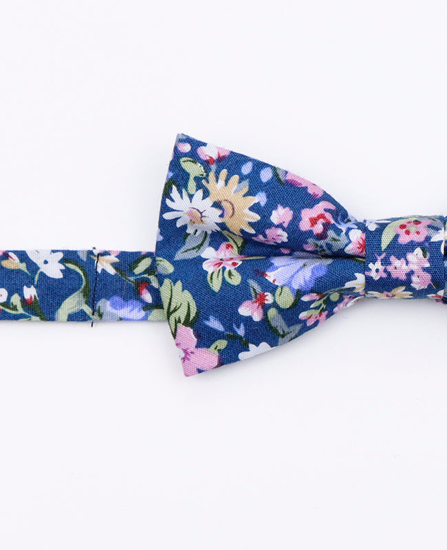 Noeud Papillon Liberty Bleu n°11 Enfant en Coton | Gaspard - Unipap's