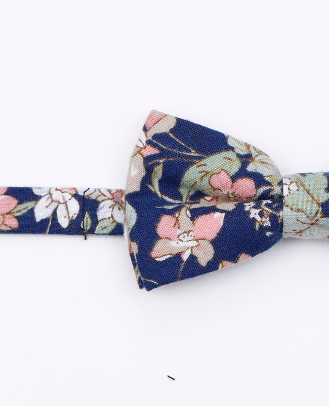 Noeud Papillon Liberty Bleu n°3 Enfant en Coton | Charles - Unipap's