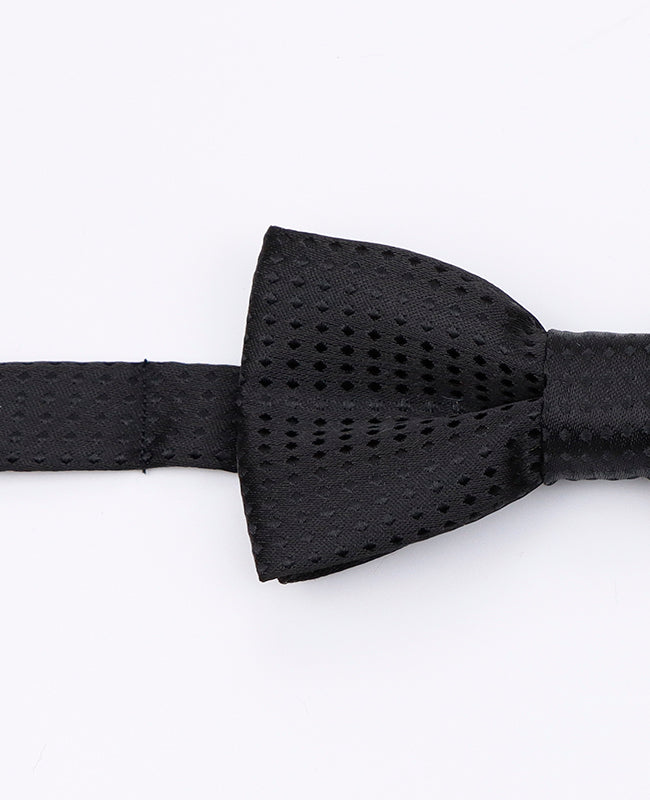 Noeud Papillon Noir n°1 à Pois Enfant en Polyester | Louis - Unipap's