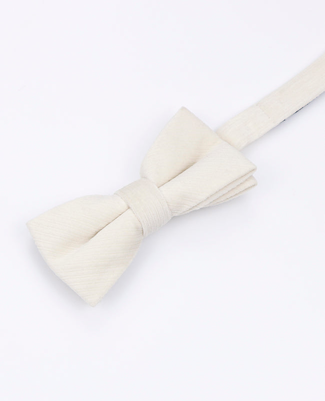 Noeud Papillon Blanc Enfant en Velours | Marius - Unipap's