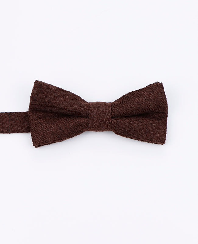 Noeud Papillon Marron n°2 Enfant en Effet Velours | Simon - Unipap's