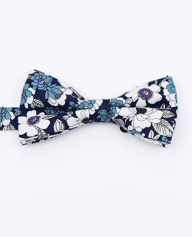 Noeud Papillon Liberty Bleu n°8 Homme en Coton | Gaspard - Unipap's