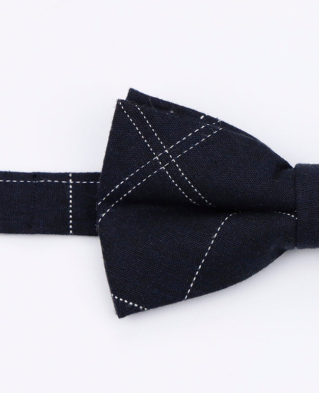 Noeud Papillon Tartan Noir n°1 Homme en Coton | Marcel - Unipap's