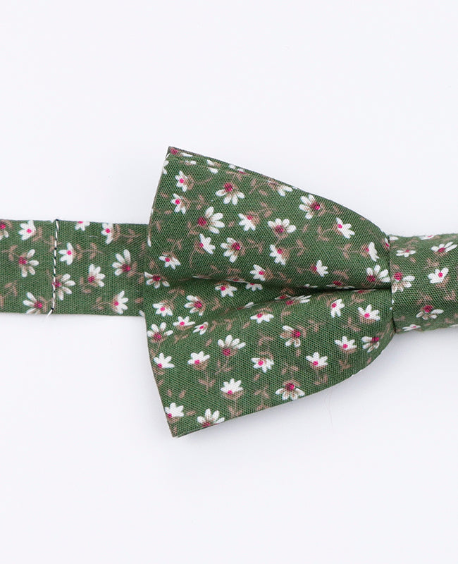 Noeud Papillon Liberty Vert n°1 Homme en Coton | Gaspard - Unipap's