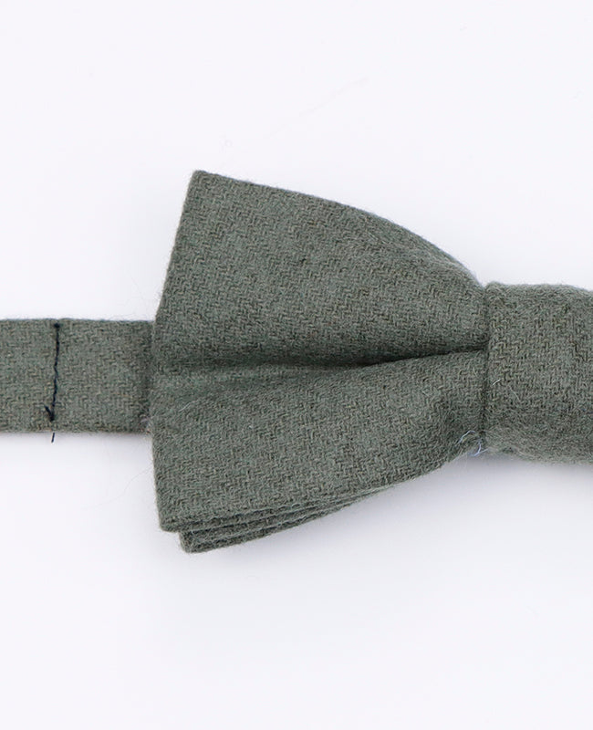 Noeud Papillon Vert n°2 Homme en Laine | Claude - Unipap's