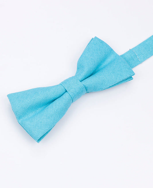 Noeud Papillon Bleu n°1 Homme en Lin | Basile - Unipap's