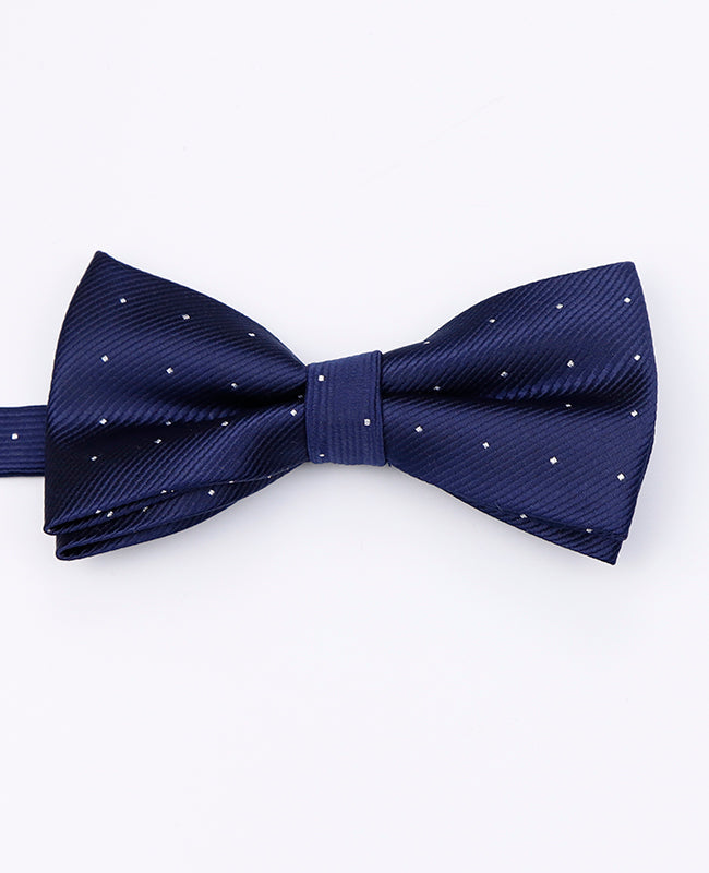 Noeud Papillon Bleu n°1 à Pois Homme en Polyester | Georges - Unipap's