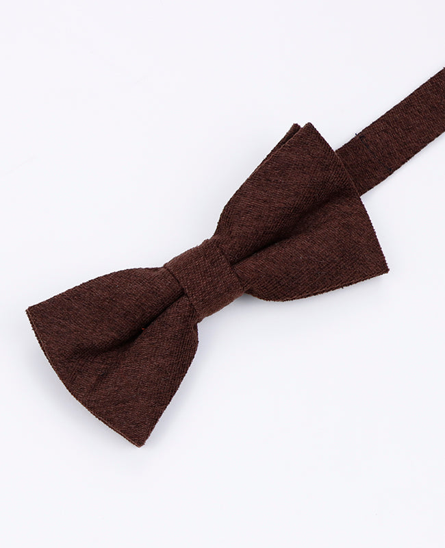 Noeud Papillon Marron n°2 Homme en Effet Velours | Simon - Unipap's