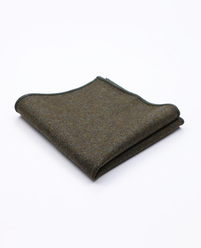 Pochette de Costume Vert n°3 en Laine | Claude - Unipap's