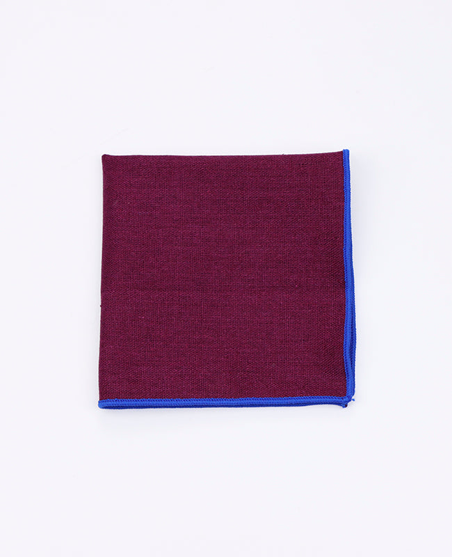 Pochette de Costume Rouge n°1 en Lin | Basile - Unipap's