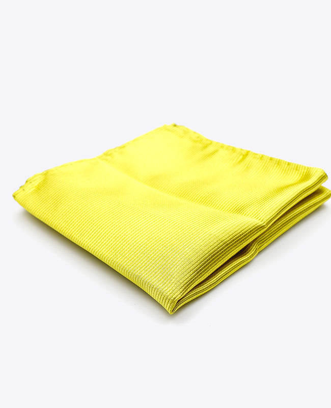 Pochette de Costume Jaune n°2 en Polyester | Lucien - Unipap's