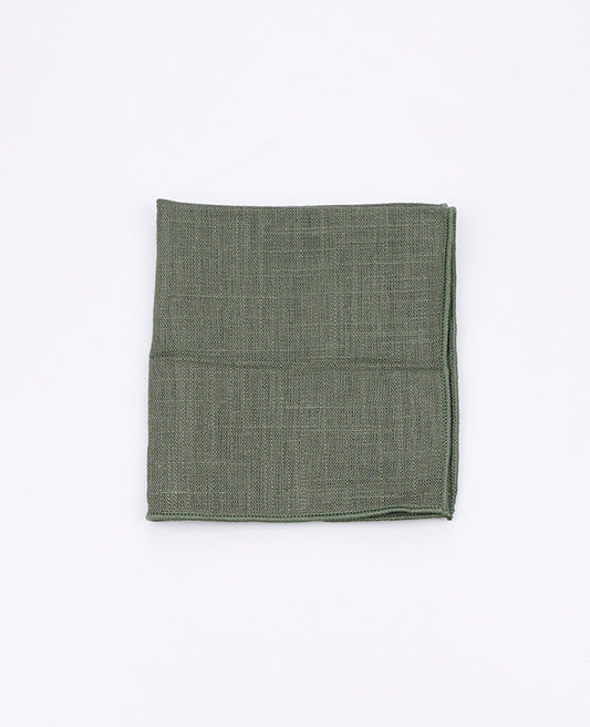 Pochette de Costume Vert n°3 Homme en Coton | Edgard | Unipap's