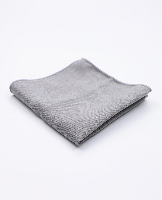 Pochette de Costume Gris n°1 en Effet Velours | Simon - Unipap's